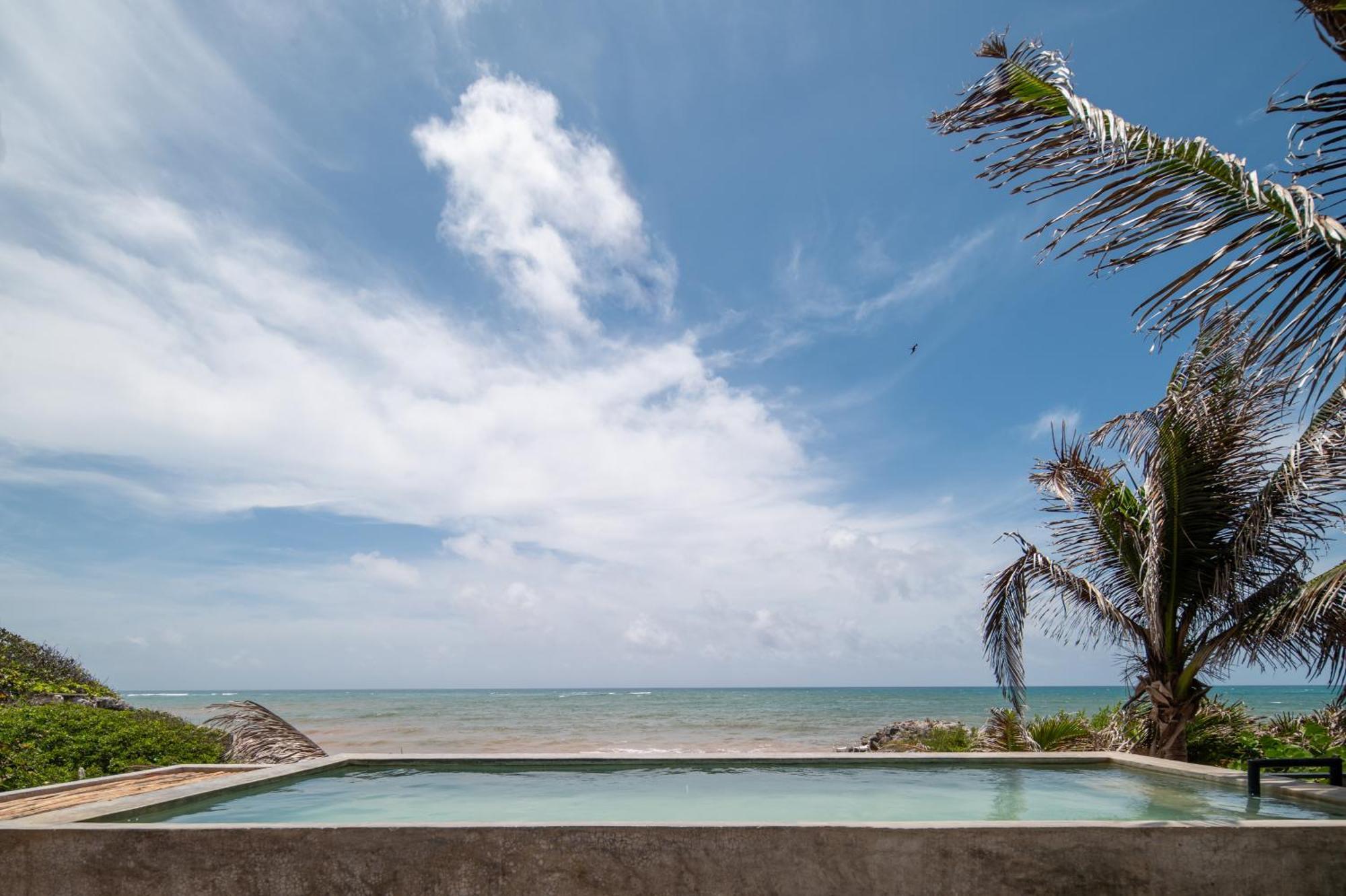 Tropicalito Villa On The Beach Tulum Pueblo Buitenkant foto